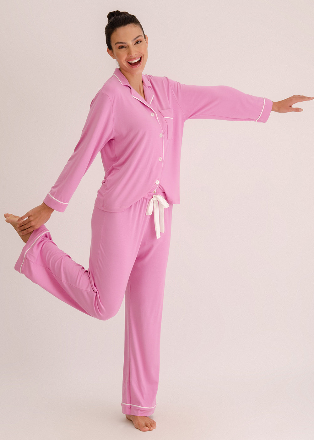 Pijama Longo Lola Rosa Barbie