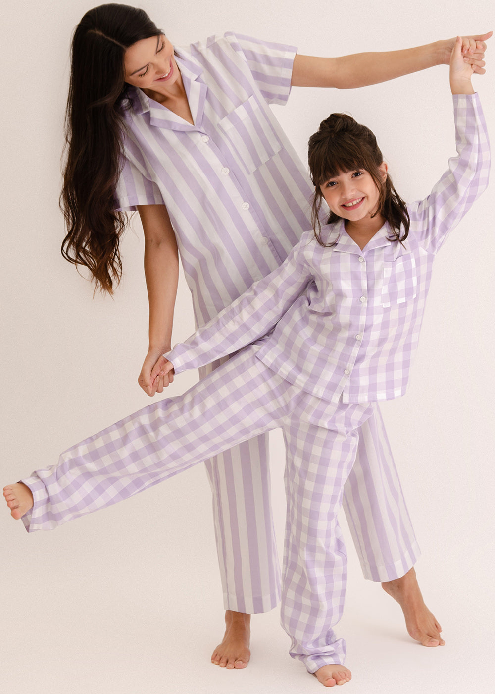 Pijama Longo Ternura Lilás