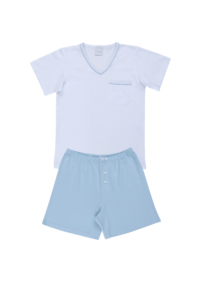 Pijama Infantil Conforto Azul Claro